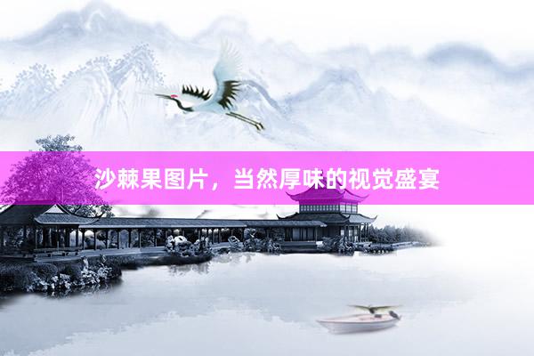 沙棘果图片，当然厚味的视觉盛宴